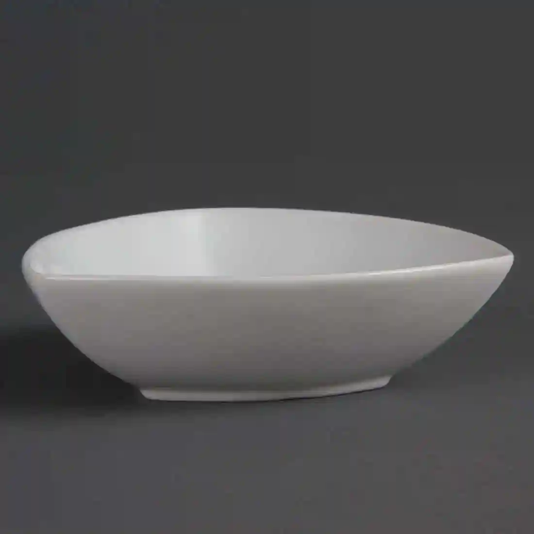 Olympia Whiteware Rounded Triangular Bowls 155mm