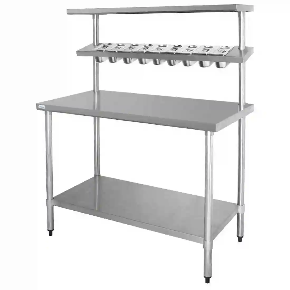 Vogue Stainless Steel Prep Station with Gantry