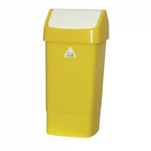 SYR Swing Lid Bin Yellow