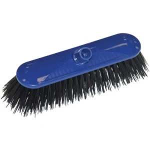SYR Contract Broom Head Stiff Bristle Blue 10.5in