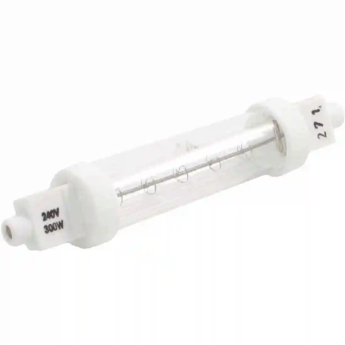 Jacketed Infrared Quartz Heat Bulb 118mm 300W