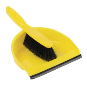 Jantex Soft Dustpan and Brush Set Yellow