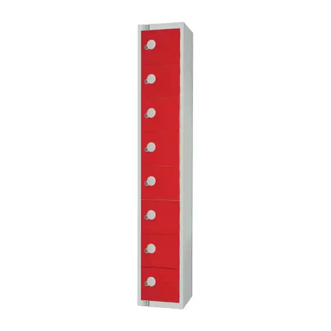 Elite Eight Door Electronic Combination Locker Red