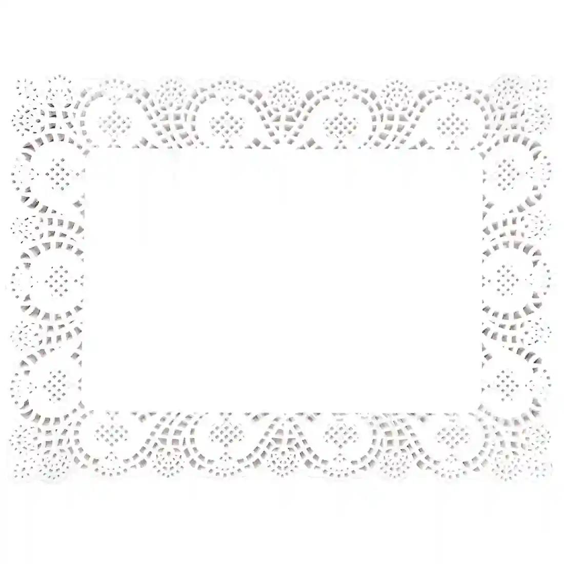 Fiesta Paper Doily Rectangular