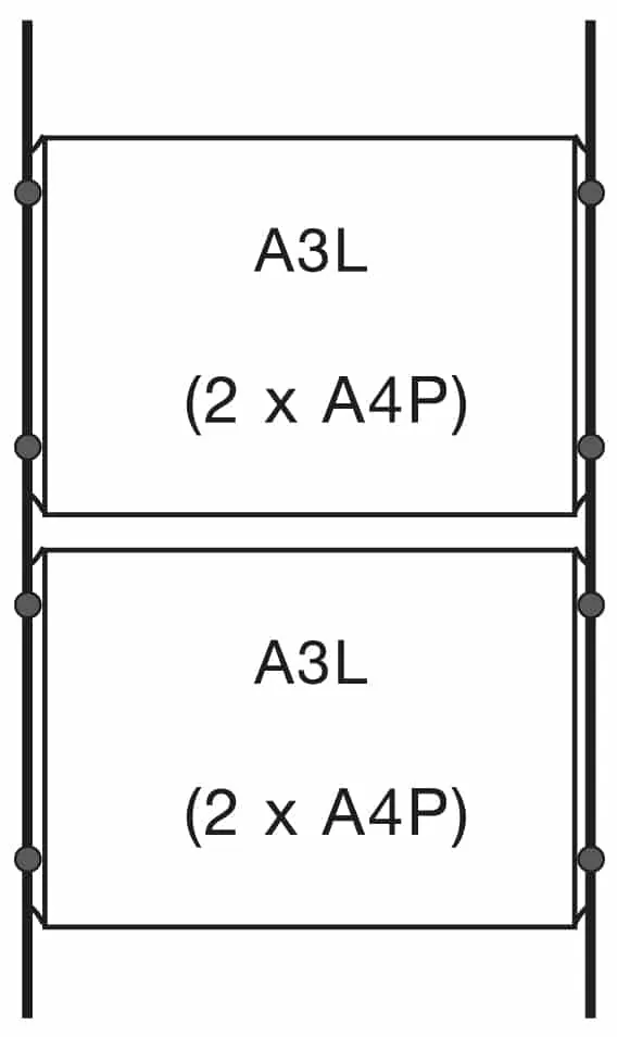 Floor to Ceiling Cable Hanging Poster Frames