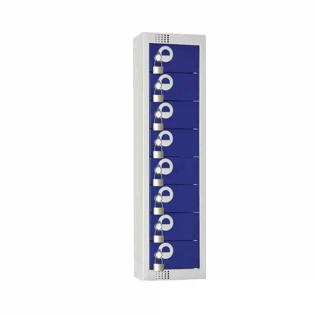 Elite Personal Effects Locker 8 Door Grey Camlock