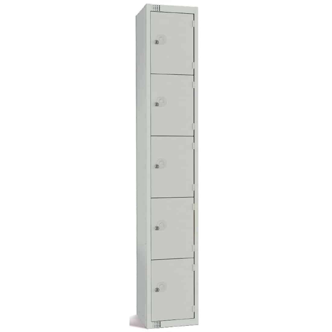 Elite Five Door Electronic Combination Locker Grey