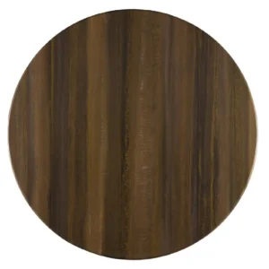 Werzalit Pre-drilled Round Table Top  Tempera Gold 800mm