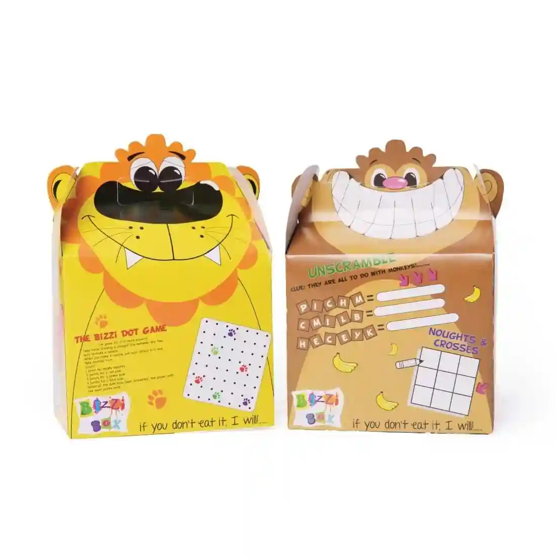 Crafti's Kids Bizzi Boxes Assorted Zoo Lion and Monkey