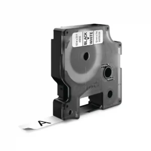 DYMO D1 Tape Refill 12mm Black on White