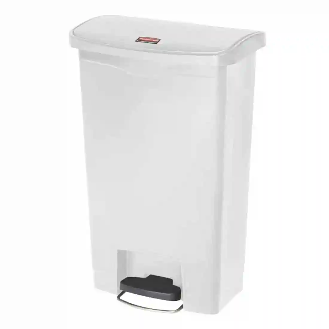 Rubbermaid Slim Jim Step on Bin Front Pedal 50Ltr White