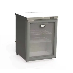 Foster 1 Glass Door 150Ltr Under Counter Fridge with Light HR150 13/109