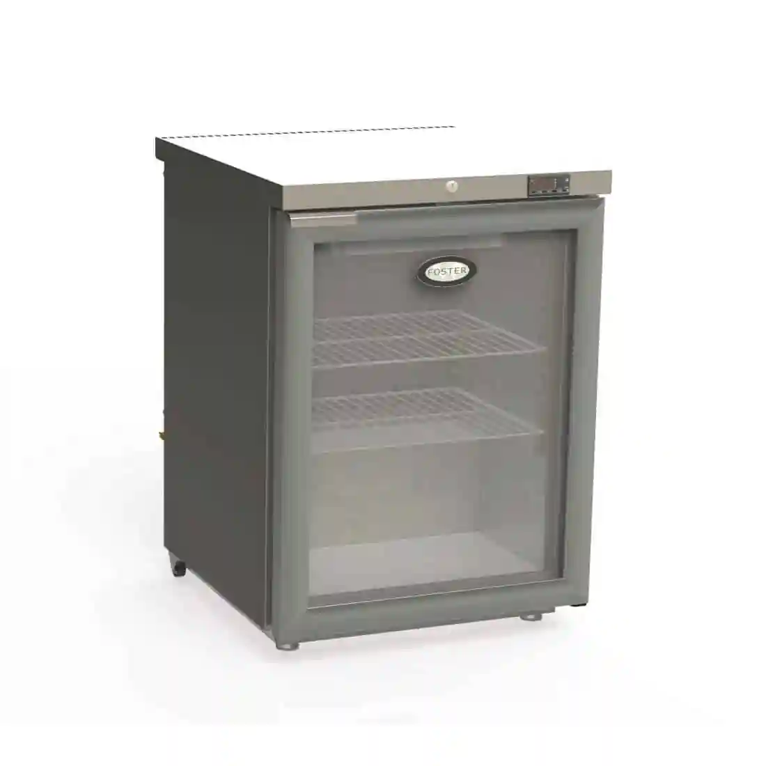 Foster 1 Glass Door 150Ltr Under Counter Fridge with Light HR150 13/109