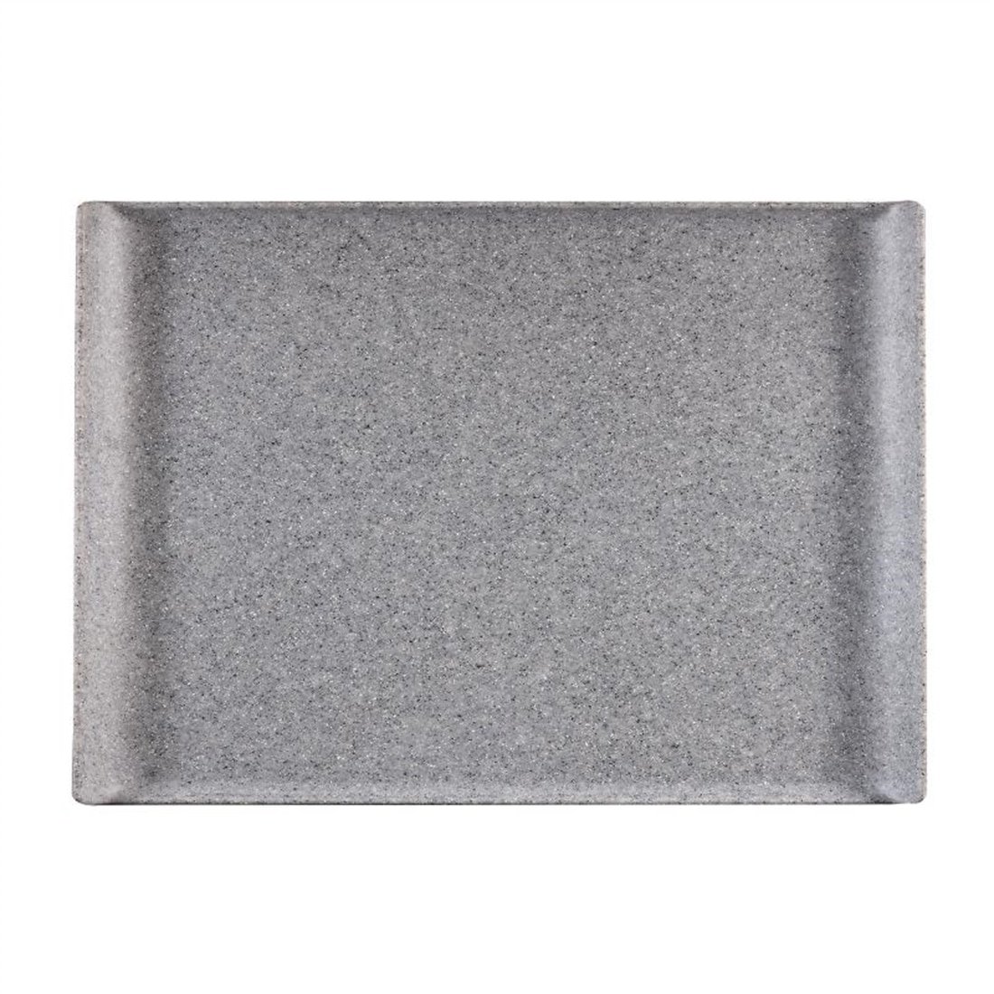 Churchill  Melamine Rectangular Tray Granite 530mm