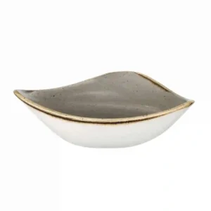 Churchill Stonecast Triangle Bowl Grey 153mm