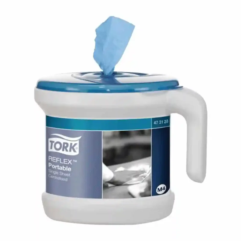 Tork 125149 Liegenabdeckung – 8 Rollen, 38x49 Cm, Perforiert, 100% Recycelt, Für Praxis Und Klinik