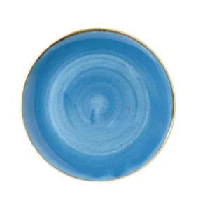 Churchill Stonecast Round Coupe Bowl Cornflower Blue 311mm