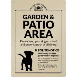 Dog Friendly Garden & Patio Area - Clean it up