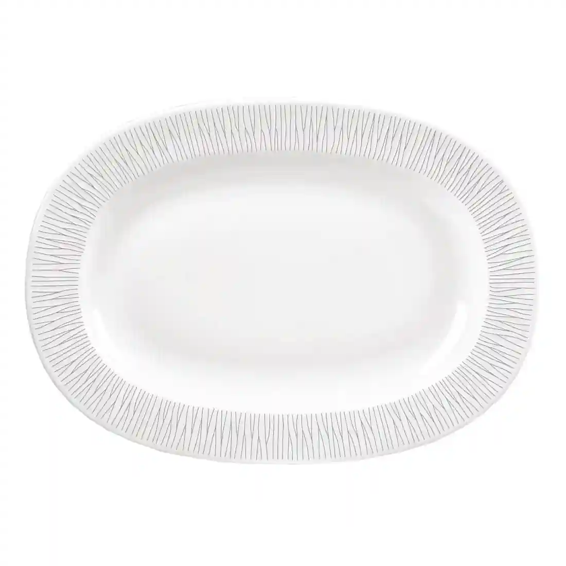 Churchill Bamboo Oval Dish Medium Rimmed 279mm