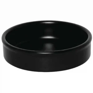 Olympia Mediterranean Stackable Dishes Black 102mm