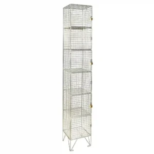 Bolero Mesh Locker Six Door 1980(H) x 300(W) x 305(D)mm
