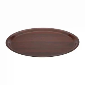 Cambro Mykonos Food Tray Walnut Round 380mm