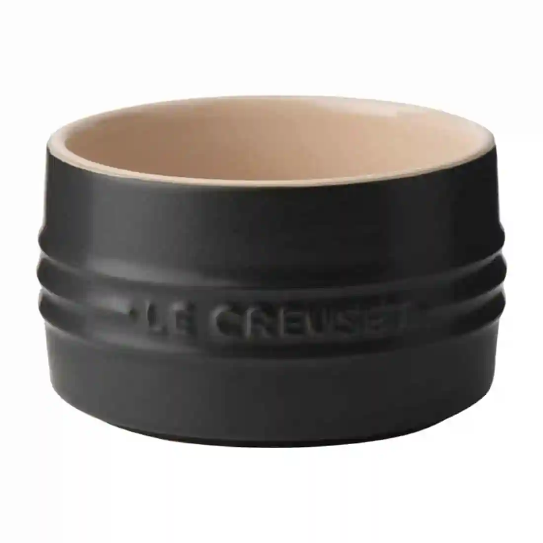 Le Creuset Stoneware Stackable Ramekin Black