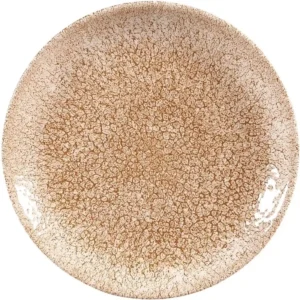 Churchill Studio Prints Raku Coupe Plate Garnet Orange 165mm