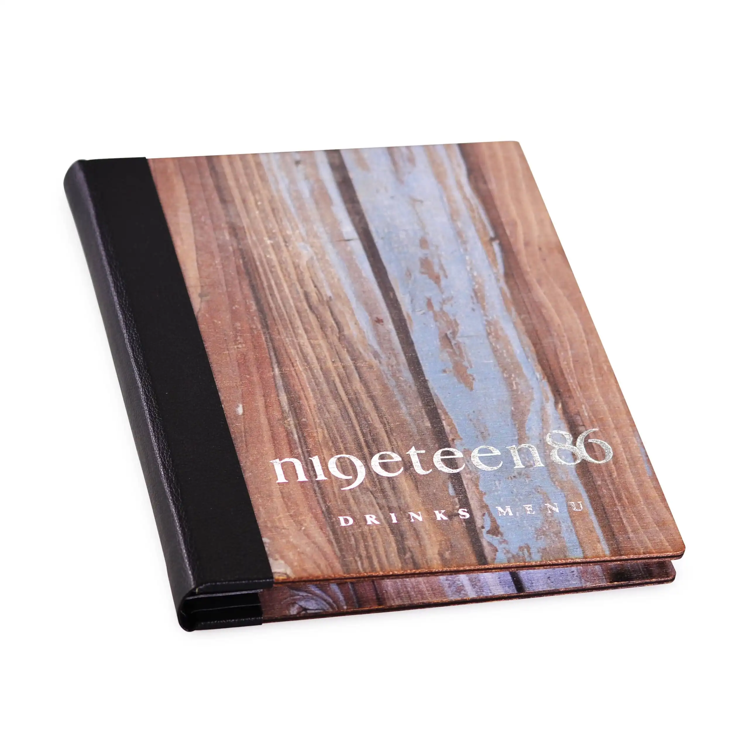 Digitally Printed Wood Veneer Menu Covers