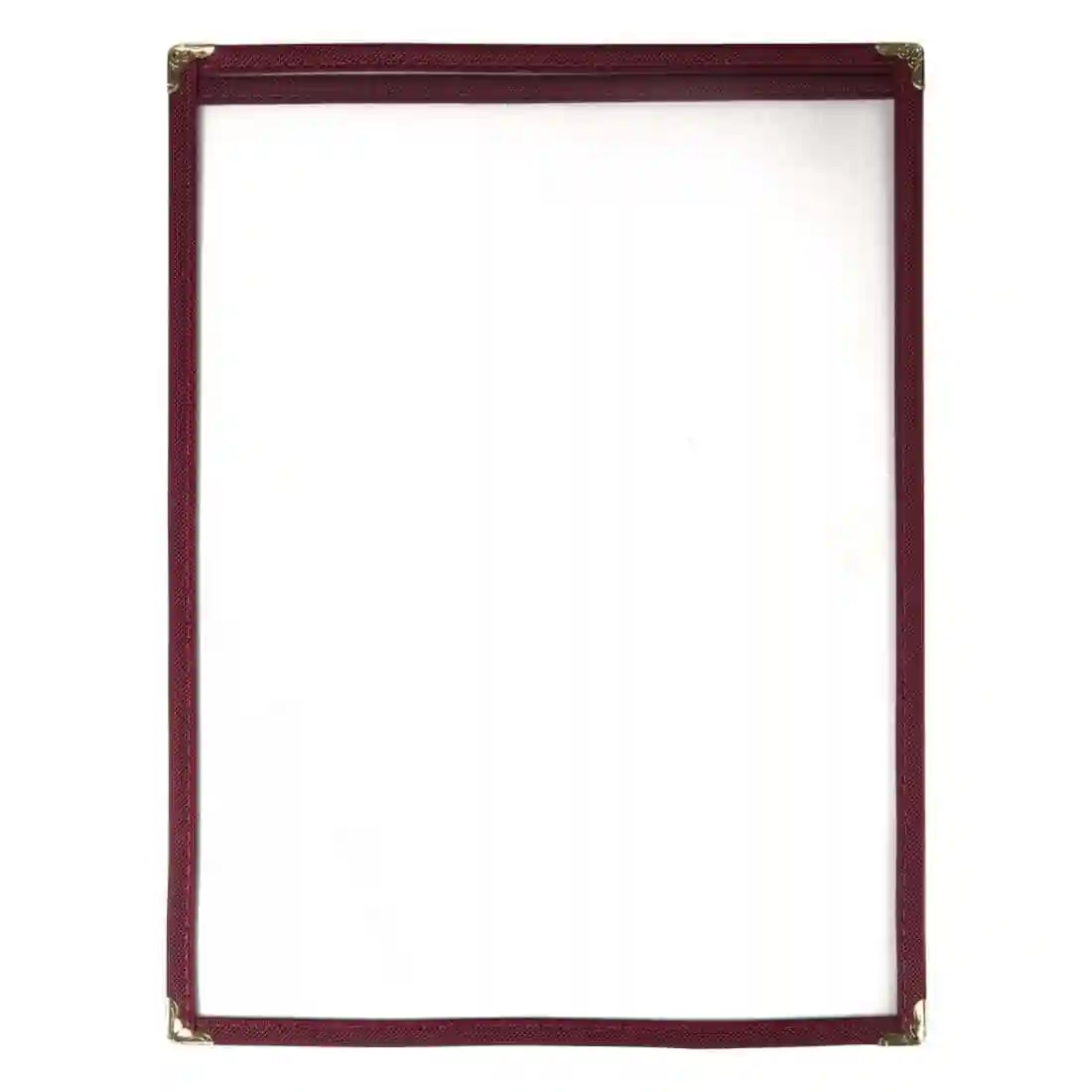 Olympia American Style Menu Cover A4 Burgundy