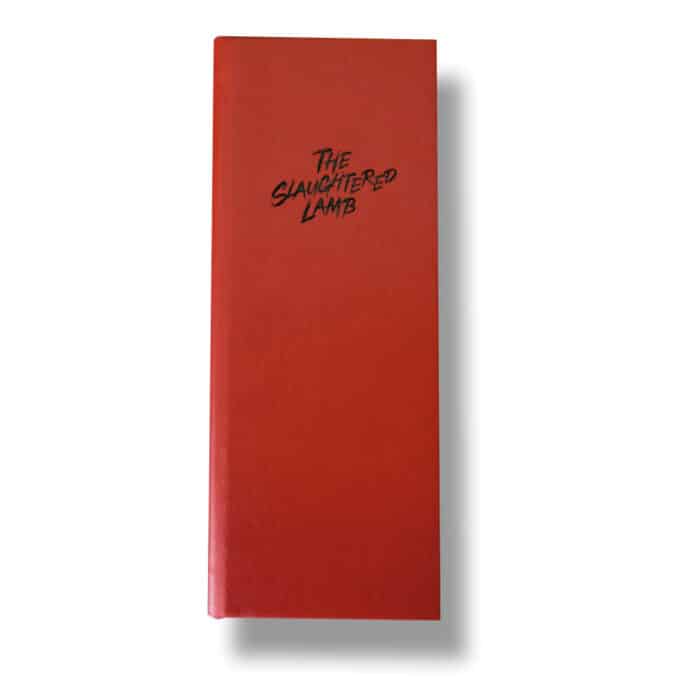 Fine Grain Faux Leather Menu Cover