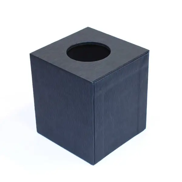Material Covered Tissue Boxes