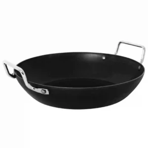Vogue Black Iron Paella Pan 325mm