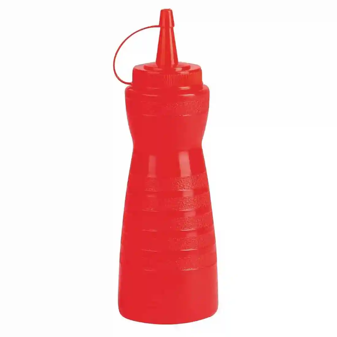Vogue Red Lidded Sauce Bottle