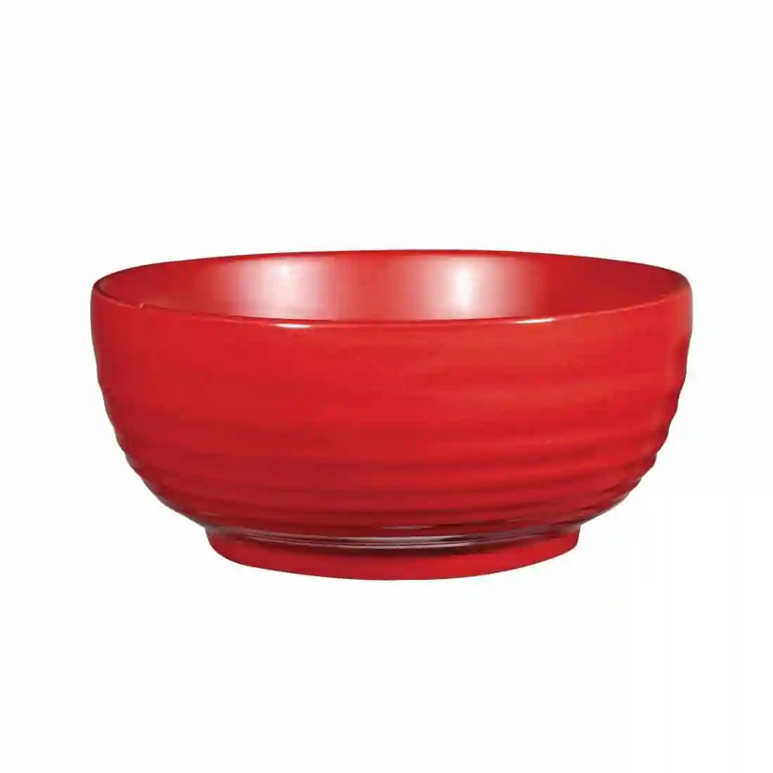 Art de Cuisine Red Glaze Ripple Bowls Large