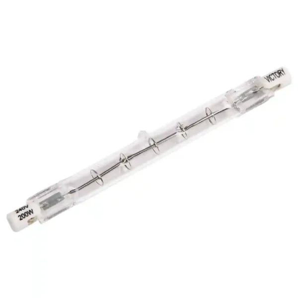 Bare Infrared Quartz Heat Bulb 118mm 200W