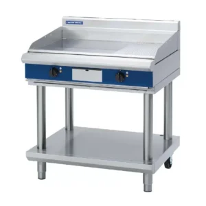 Blue Seal Evolution 1/3 Ribbed Griddle with Leg Stand Electric 900mm EP516-LS
