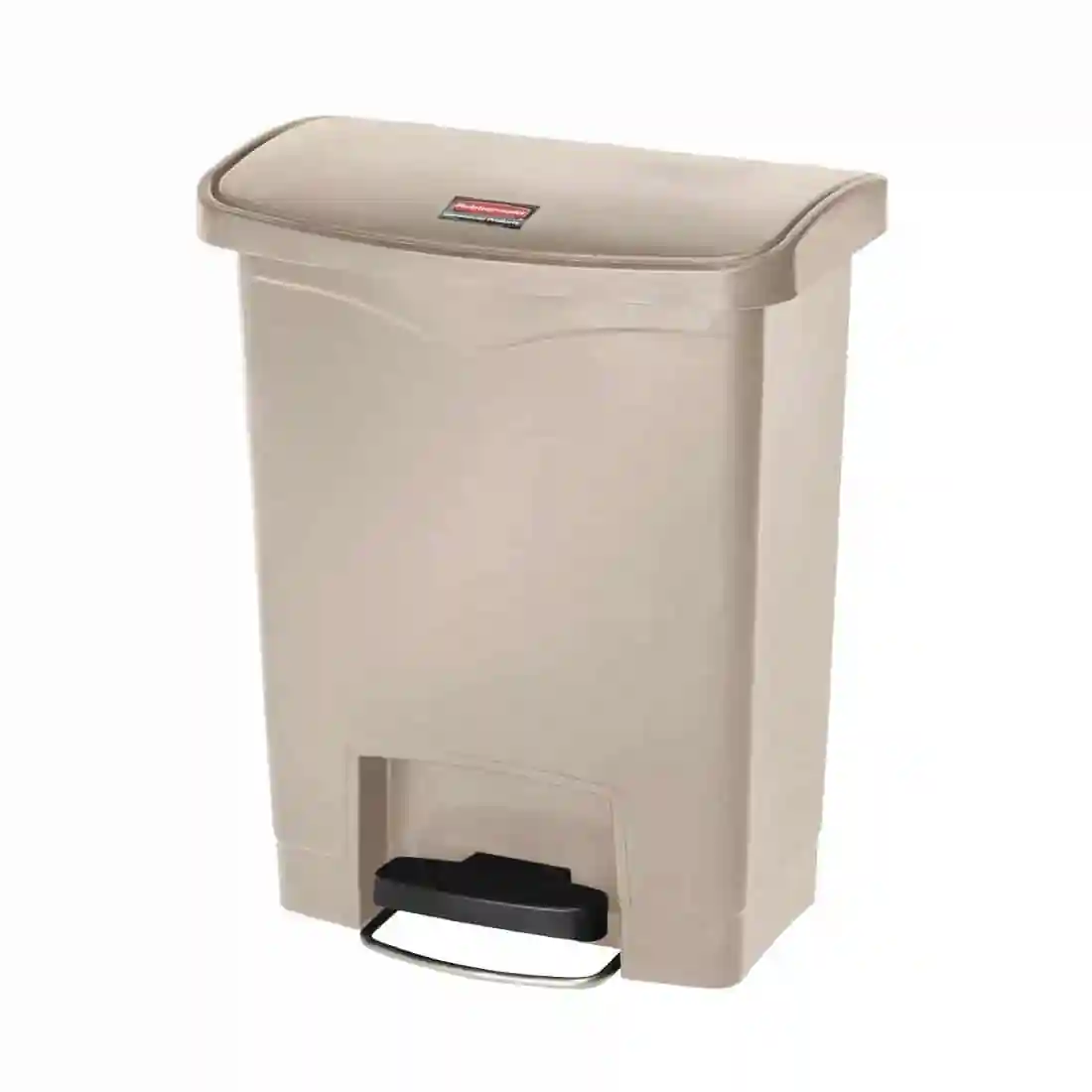 Rubbermaid Slim Jim Step on Front Pedal Beige 30Ltr