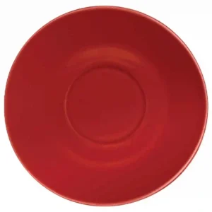 Olympia Cafe Saucers Red 158mm