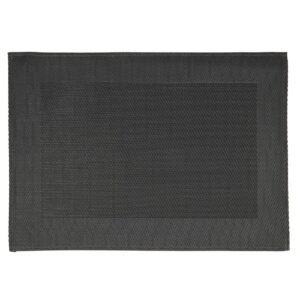 APS PVC Placemat Fine Band Frame Black