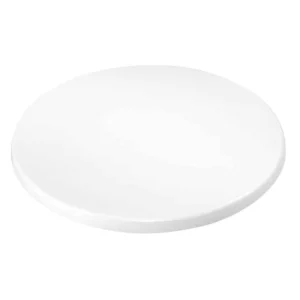 Bolero Pre-drilled Round Table Top White 800mm