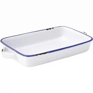 Utopia Avebury Blue Large Rectangular Dish 220mm