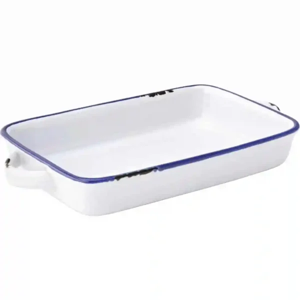 Utopia Avebury Blue Large Rectangular Dish 220mm