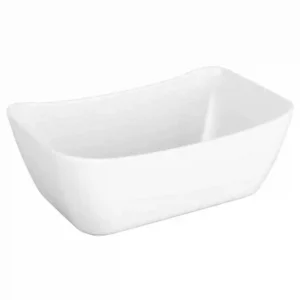 Kristallon Curve Crock 1/4GN White