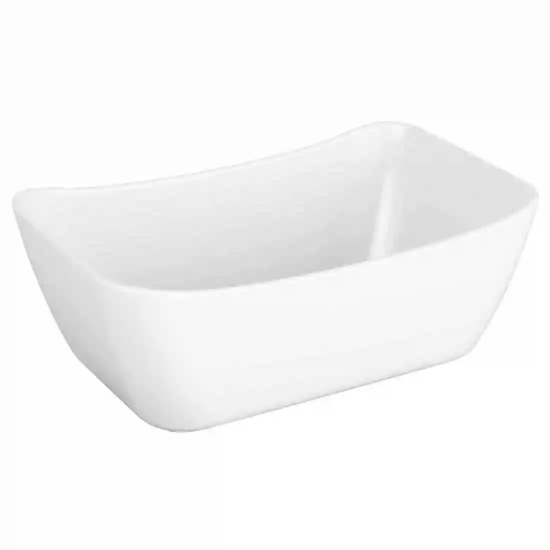 Kristallon Curve Crock 1/4GN White