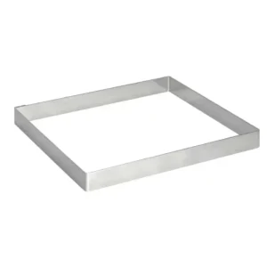 De Buyer Stainless Steel Square Ring 200mm x 20mm