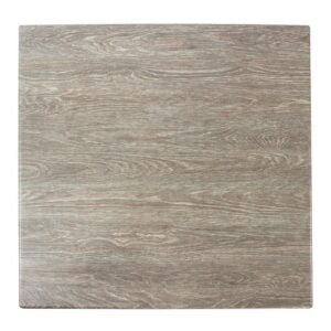 Werzalit Pre-drilled Square Table Top  Limed Oak 700mm