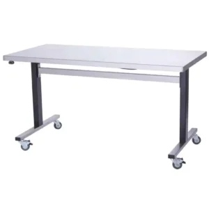 Parry Stainless Steel Adjustable Height Table Wide Electric Mobile 1000mm