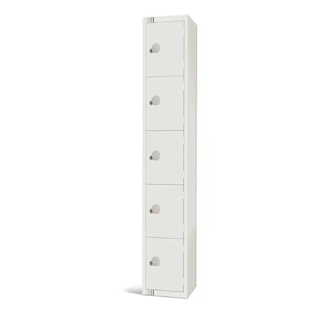 Elite Five Door Electronic Combination Locker White