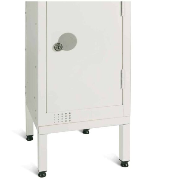 Elite White Locker Stand for One 300mm Locker